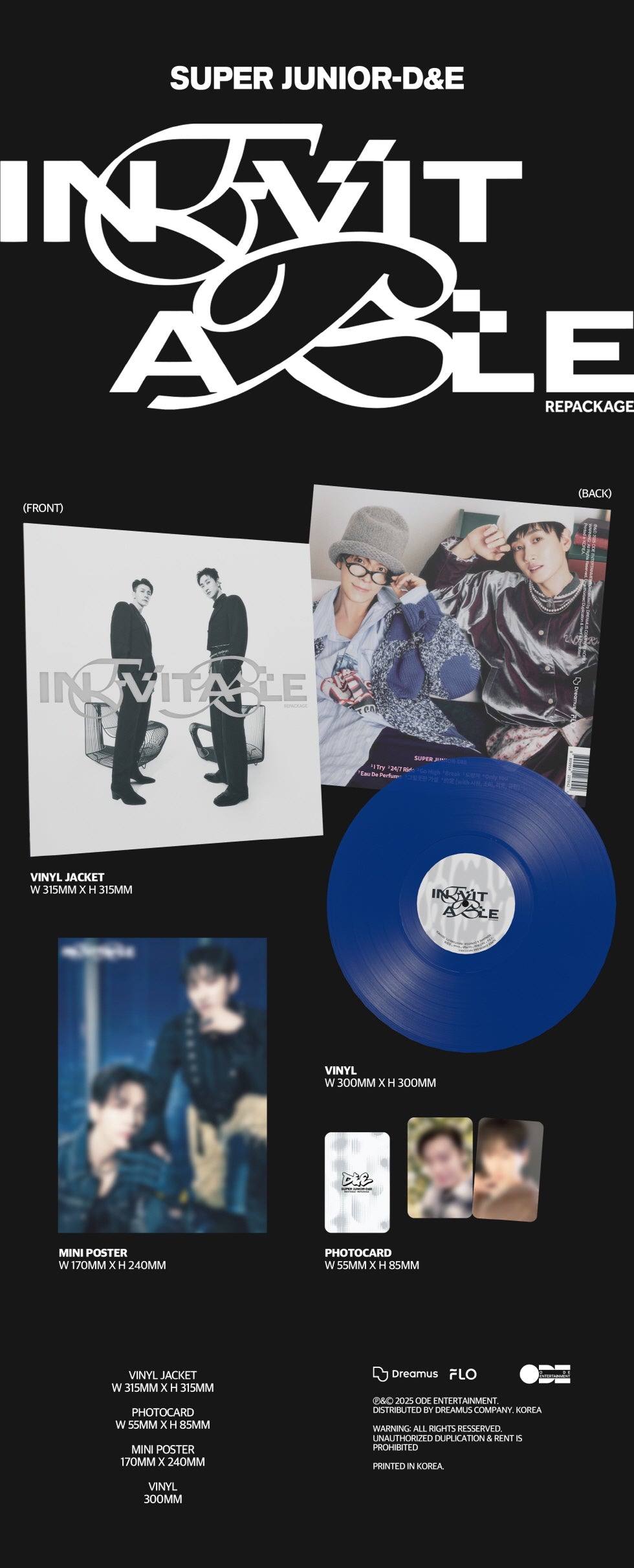 SUPER JUNIOR-D&E 606+Inevitable+ペンミ特典セット Super Junior-D&E - Inevitable - Random Cover - incl. Photobook, 2