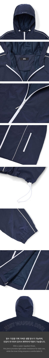 BTS - [SWIM] OFFICIAL MD Wind Jacket (DIVE) – kpopalbums.com