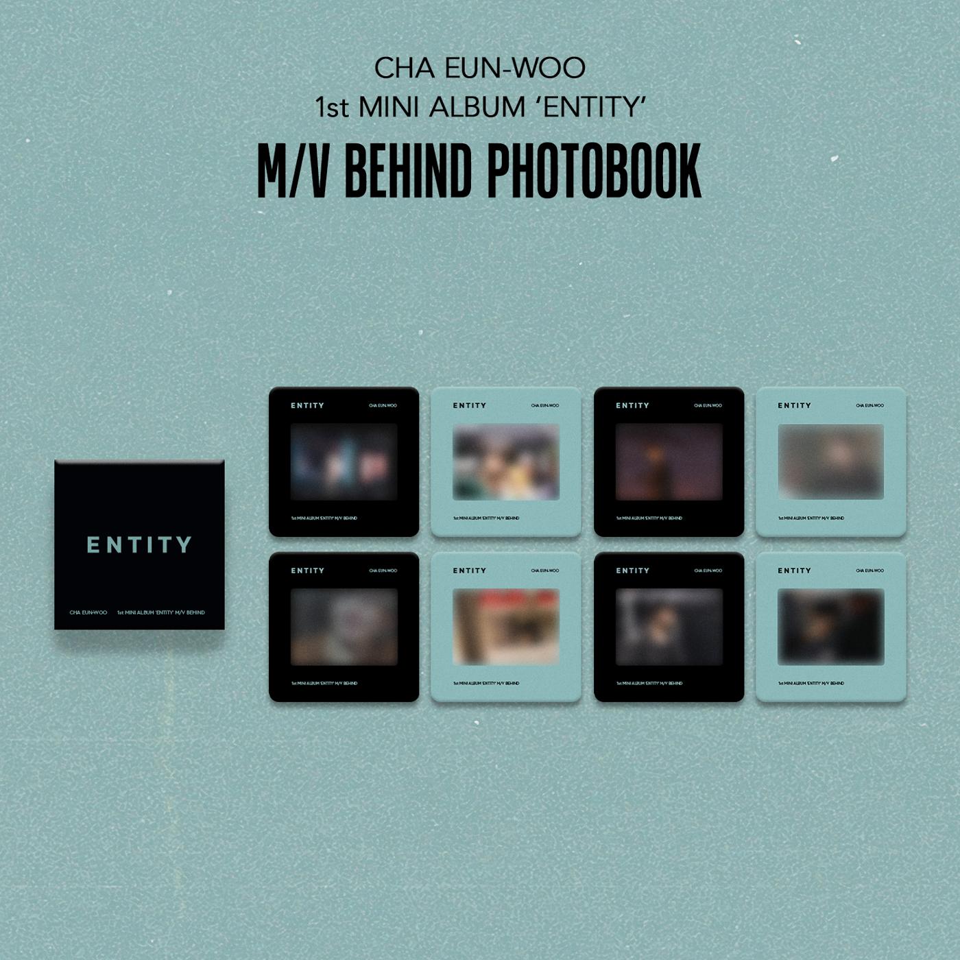 CHA EUN-WOO - [ENTITY] 1st Mini ALBUM M/V BEHIND PHOTOBOOK