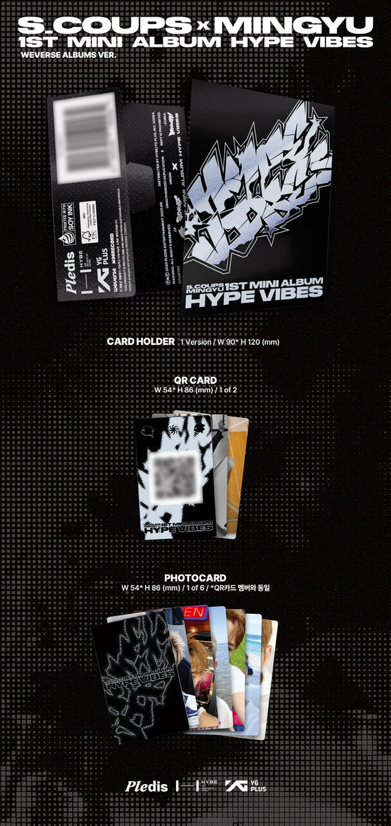S.COUPS X MINGYU (SEVENTEEN) - [HYPE VIBES] 1st Mini Album WEVERSE