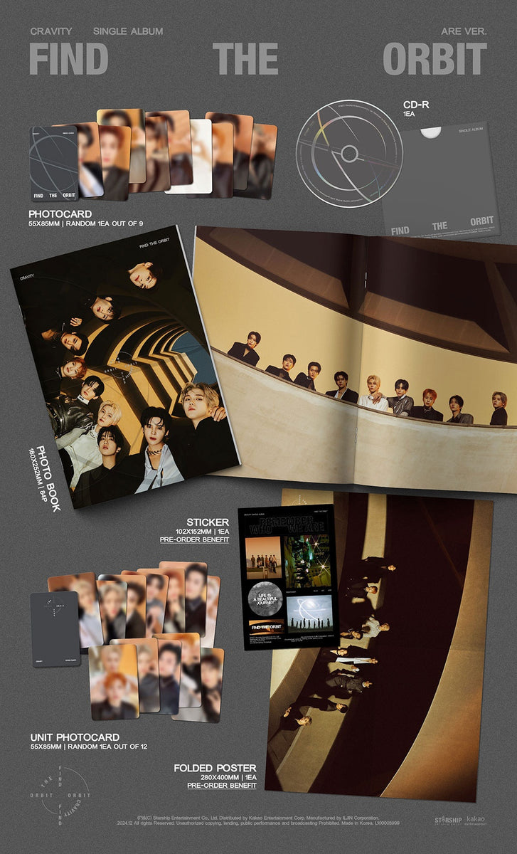 cravity アルバム season1 まとめ売り CRAVITY - [FIND THE ORBIT] 1st Single Album 2 Version SET