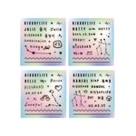 KISS OF LIFE - [KISS ROAD] 1ST WORLD TOUR SEOUL ENCORE OFFICIAL MD LIGHT STICK DECO STICKER SET