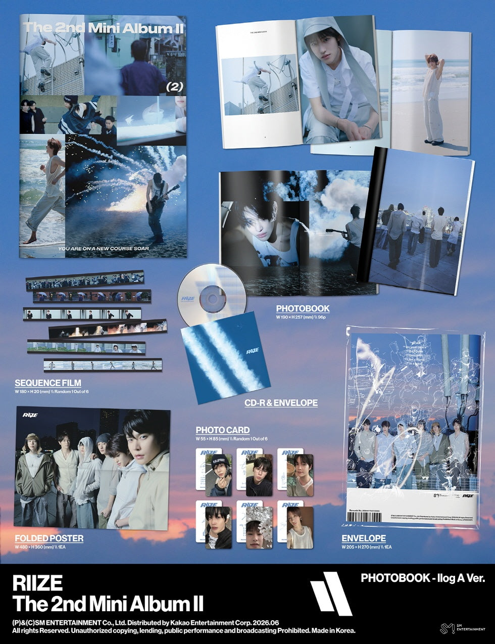 RIIZE - [II] 2nd Mini Album PHOTOBOOK LLOG A Version – kpopalbums.com