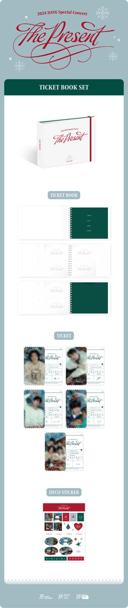 DAY6 - [2024 The Present] OFFICIAL MD TICKET BOOK SET – kpopalbums.com