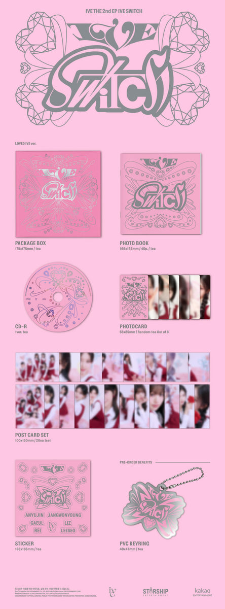 IVE - [IVE SWITCH] 2nd EP Album ON Version – kpopalbums.com