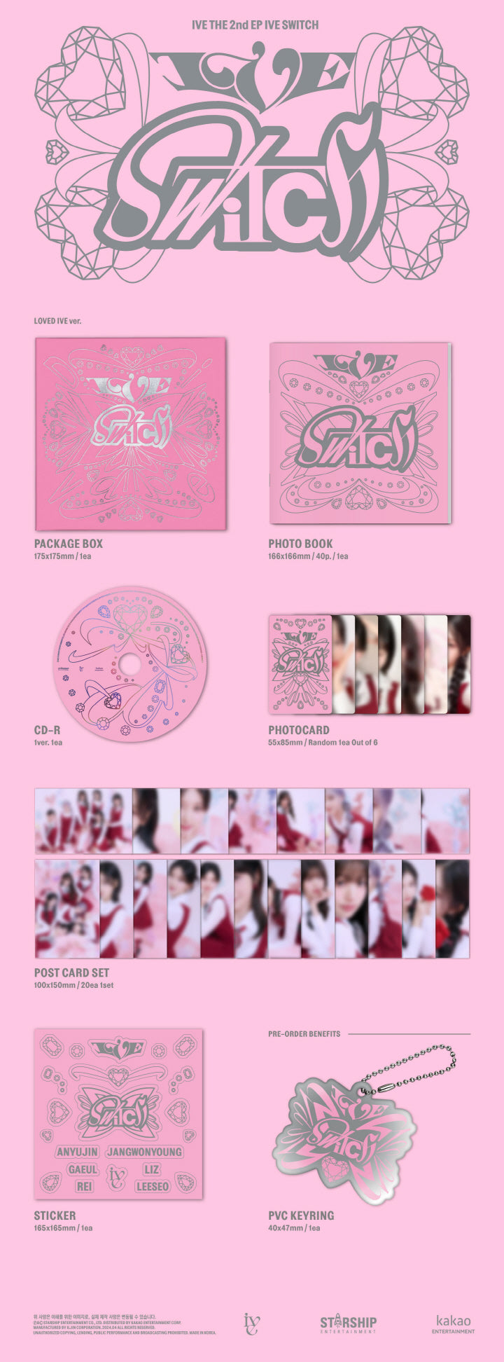 IVE - [IVE SWITCH] 2nd EP Album OFF Version – kpopalbums.com