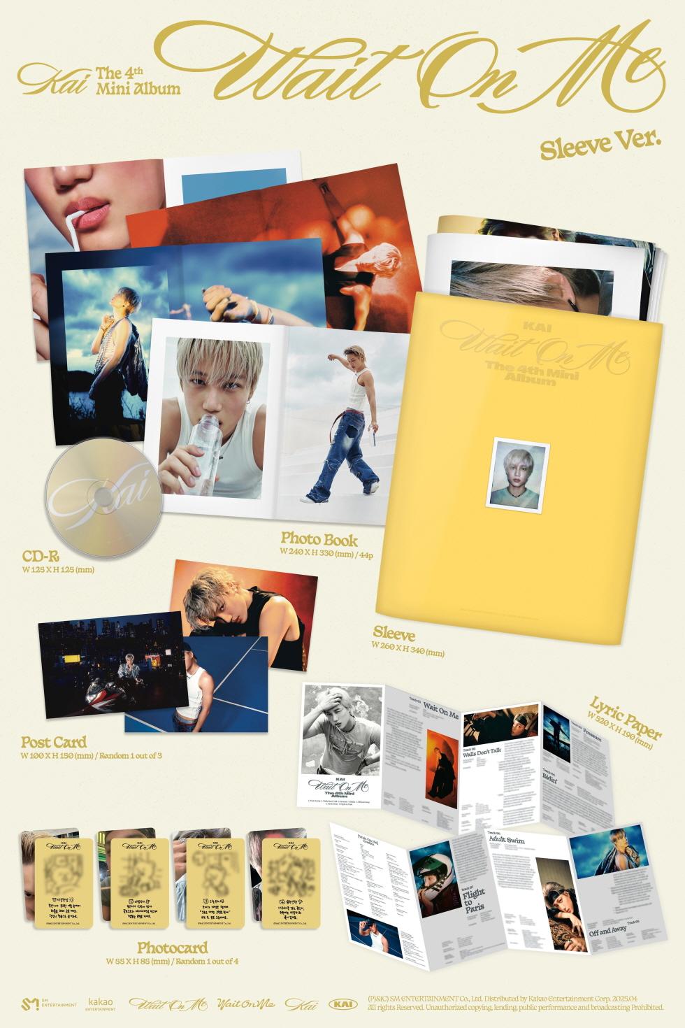 *Album specifications - Sleeve: 1 type - Photobook: 44p - CD-R: 1 type - Lyrics: 1 type inserted - Postcard: Randomly inse...