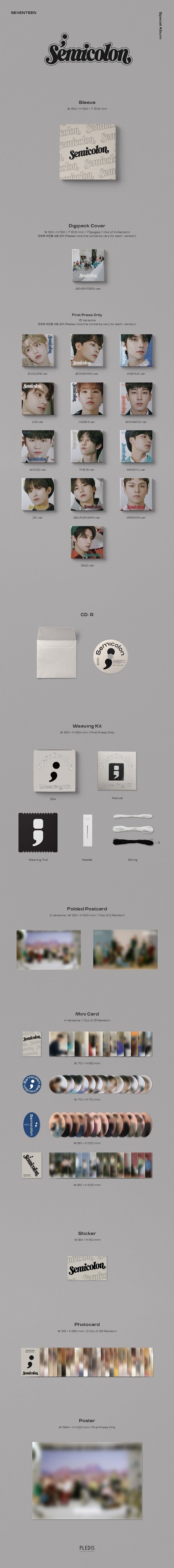 Seventeen - [;(Semicolon)] Special Album – kpopalbums.com