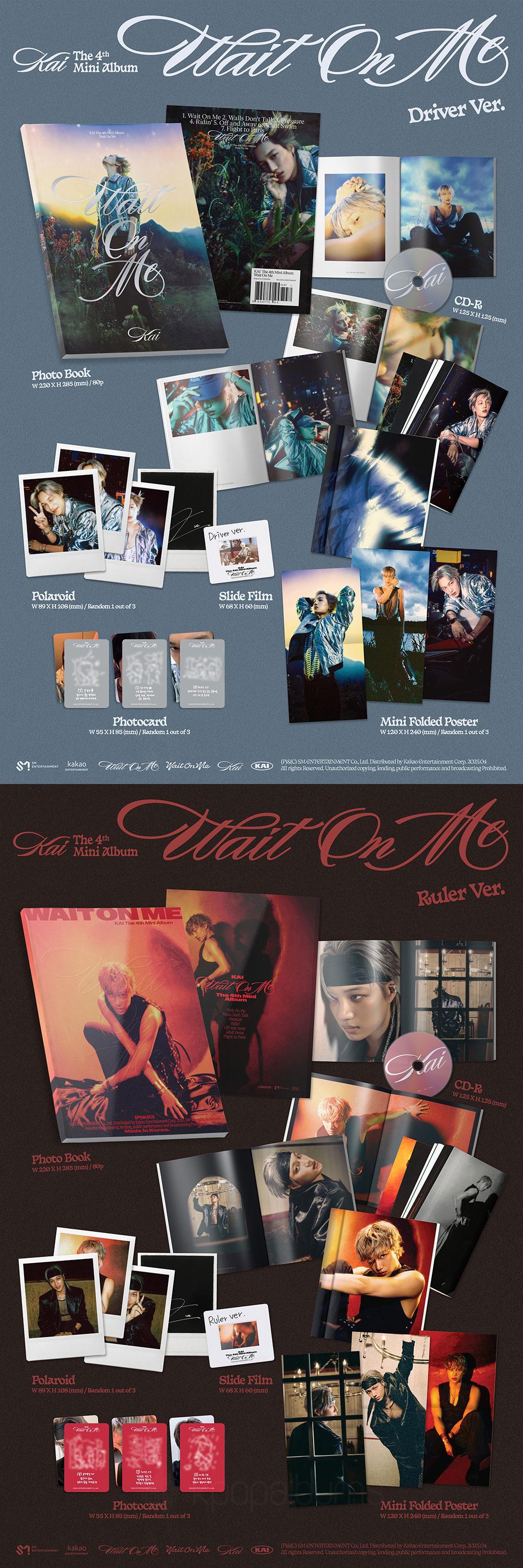 *Album specifications - 2 types of covers: Driver Ver. / Ruler Ver. - Photobook: 80p (images vary by version) - CD-R: 1 ty...