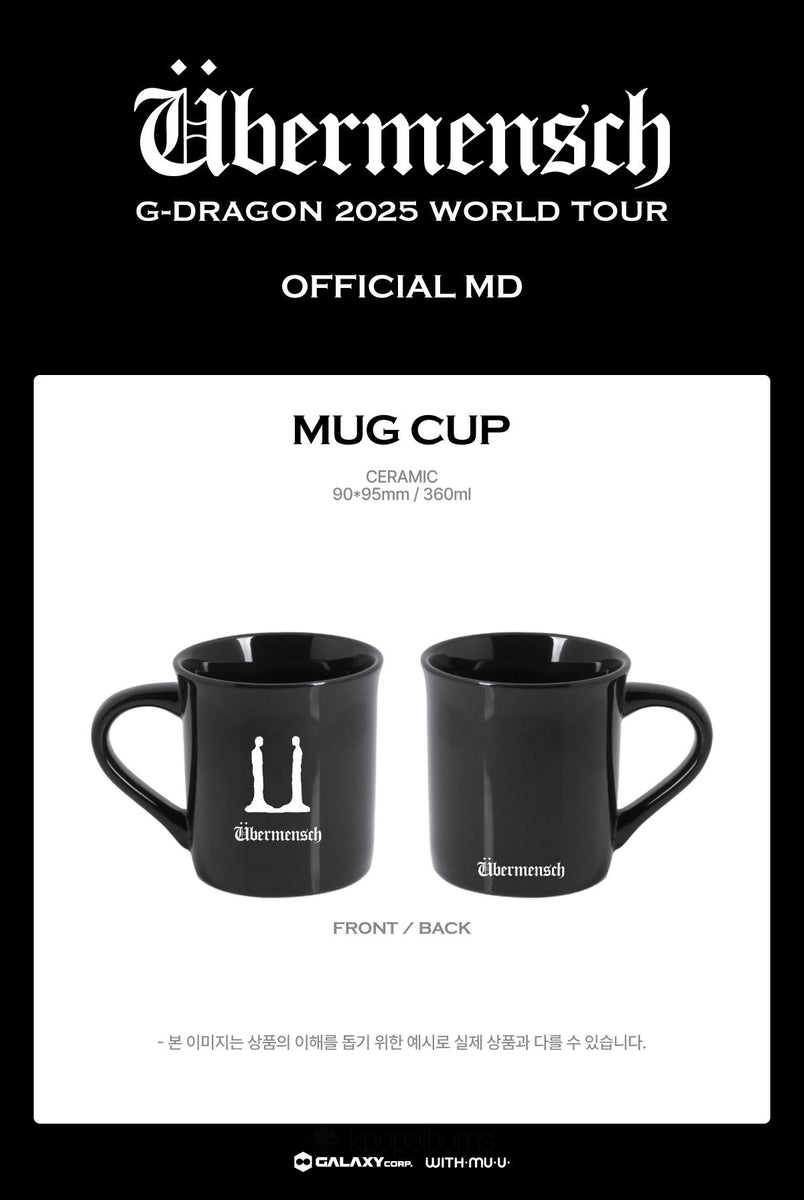 G-DRAGON - [2025 WORLD TOUR IN KOREA] (OFFICIAL MD MUG CUP