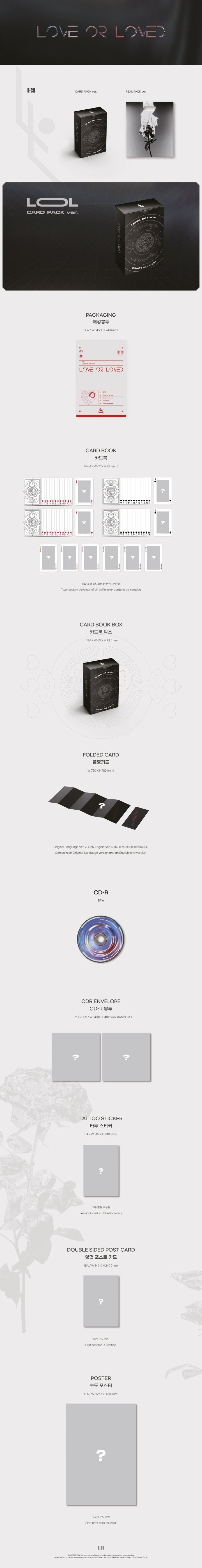 B.I - [Love or Loved Part.1] (CARD PACK Version) – kpopalbums.com
