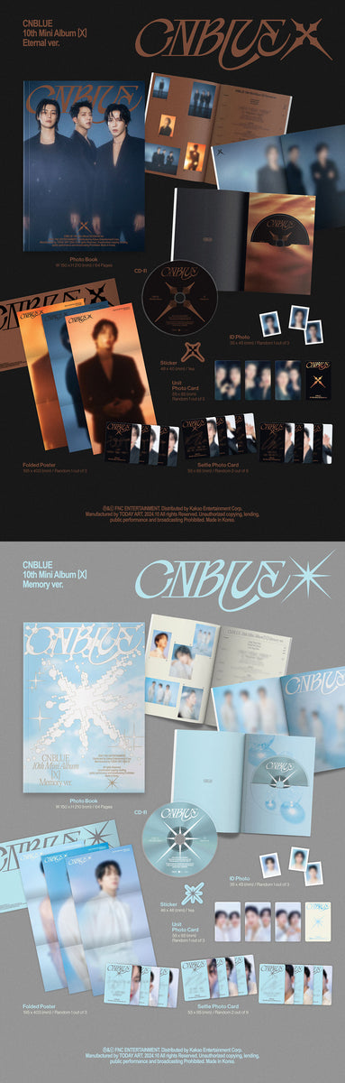 CNBLUE - [X] 10th Mini Album 2 Version SET – kpopalbums.com