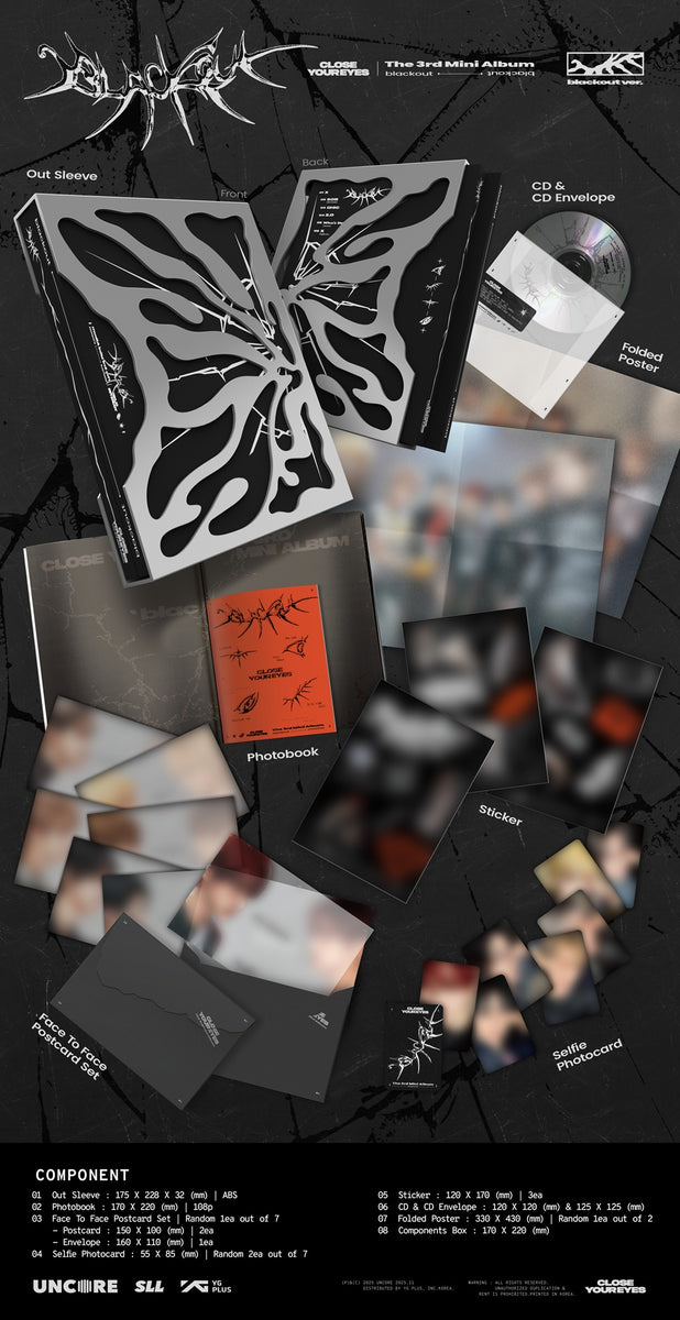 CLOSE YOUR EYES - [BLACKOUT] The 3rd Mini Album BLACKOUT Version