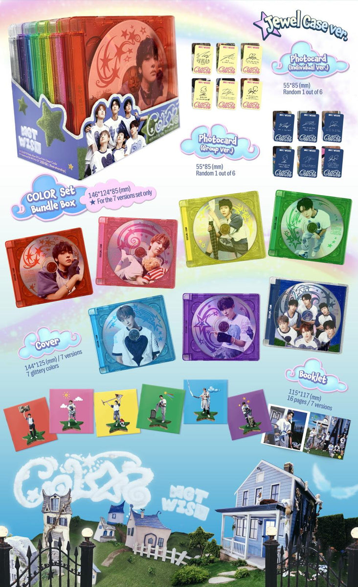 NCT WISH COLOR サクヤトレカ BUNJANG] NCT WISH Sakuya color first press limited photocard