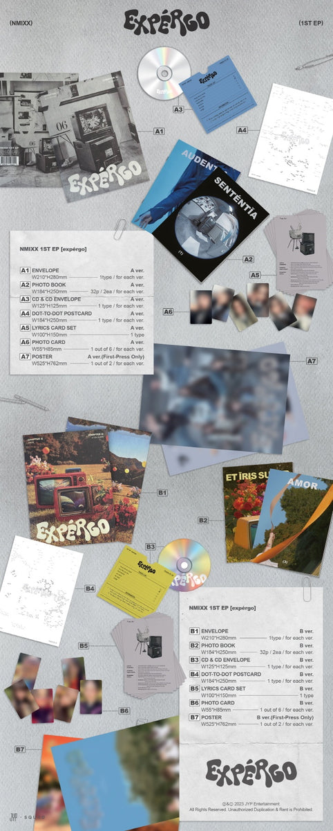 NMIXX - [EXPERGO] (Standard 2 Version SET) – kpopalbums.com