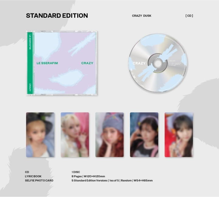 LE SSERAFIM - [CRAZY] JAPAN 3rd Single LIMITED STANDARD Version