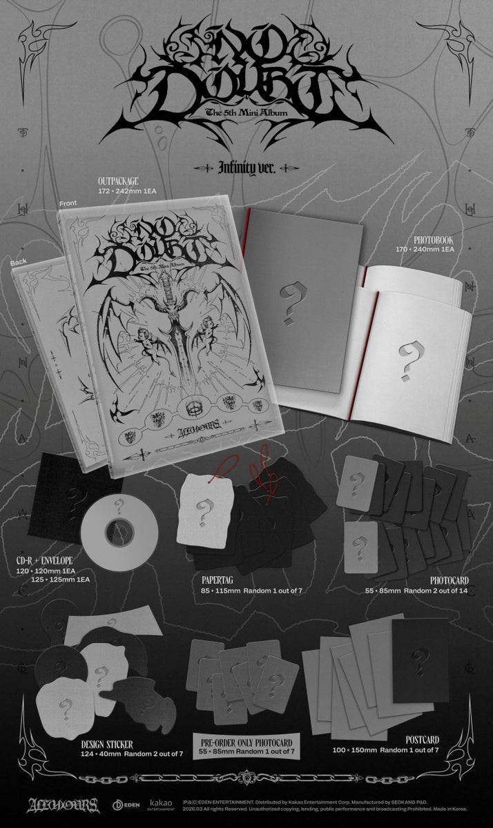ALL(H)OURS - [NO DOUBT] 5th Mini Album INFINITY Version