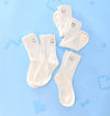 PLAVE -[MMMM BABY ROOM] POP-UP MD MMMM BABY Rib Embroidery Socks