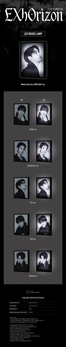 EXO - [EXO PLANET #6 - EXhOrizon] (OFFICIAL MD LED MOOD LAMP