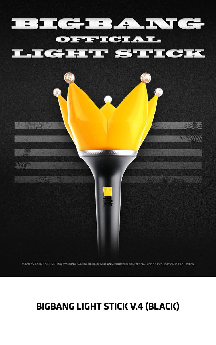 BIGBANG LIGHT STICK 4 (ブラック) BIGBANG - [OFFICIAL LIGHT STICK V.4] (BLACK) – kpopalbums.com