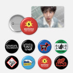 (PRE-ORDER) CHANYEOL - [Upside Down] OFFICIAL MD PIN BUTTON SET