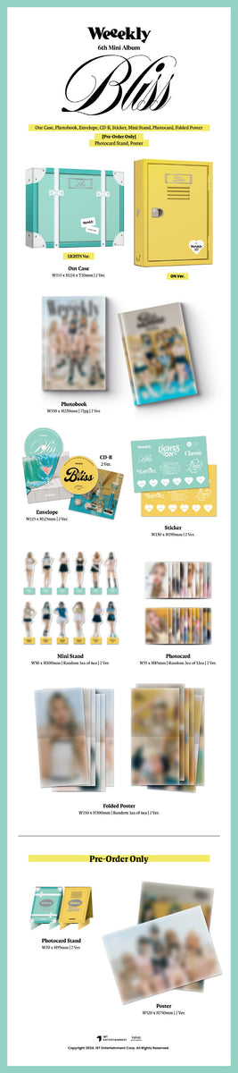 ☆レア◇非売品◇サインCD◇Weeekly◇Bliss◇韓国◇KPOP K-