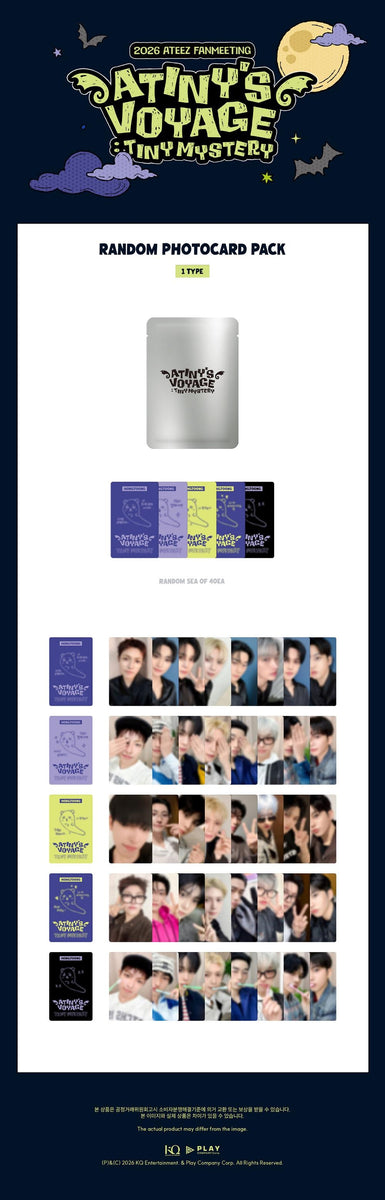 ATEEZ - [ATINY'S VOYAGE : TINY MYSTERY] (2026 FANMEETING MD RANDOM