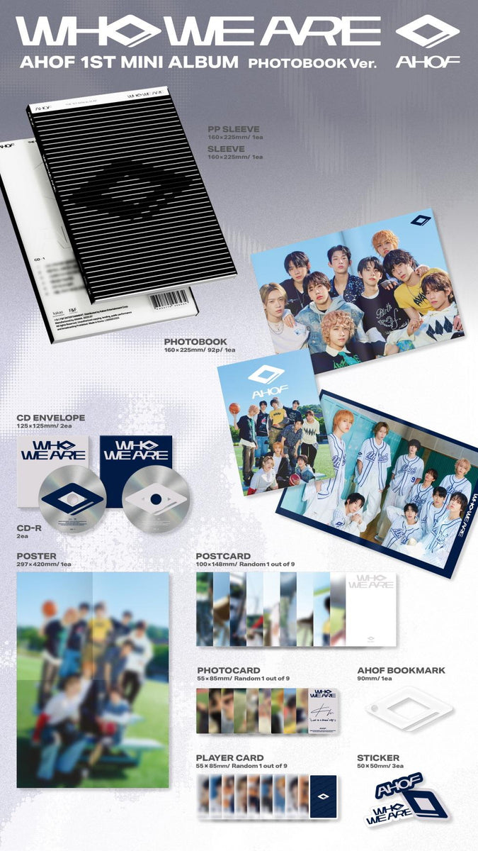 AHOF ジョンウ WHO WE ARE ファンミ ペンミ fm 限定 トレカ AHOF - [WHO WE ARE] 1st Mini Album PHOTOBOOK Version