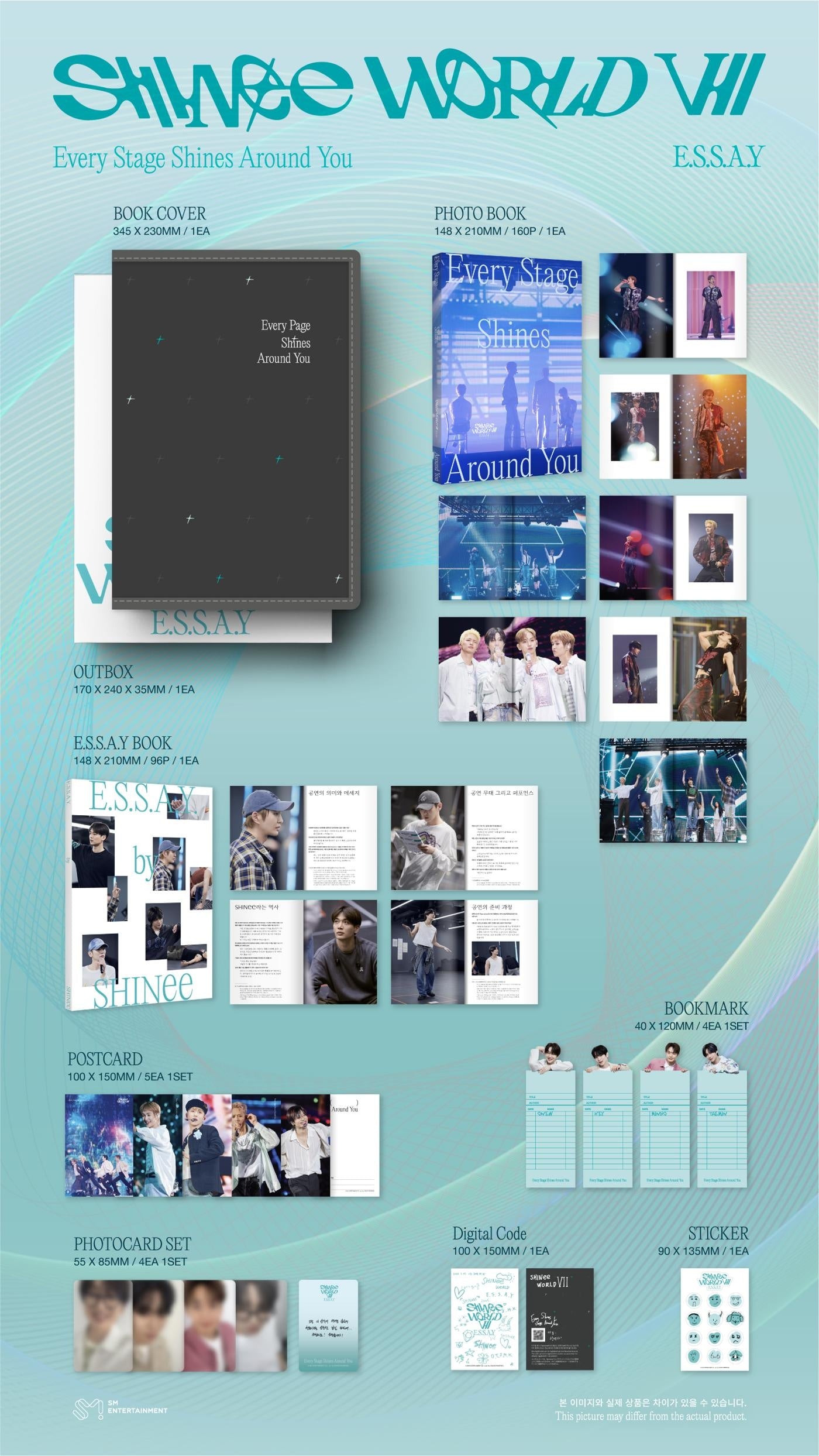 SHINee WORLD VII E.S.S.A.Y. ムードライト SHINee - [E.S.S.A.Y] (SHINee World 7 DIGITAL CODE) – kpopalbums.com