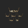 MEOVV - [MY EYES OPEN VVIDE] MD NAME PLATE NECKLACE