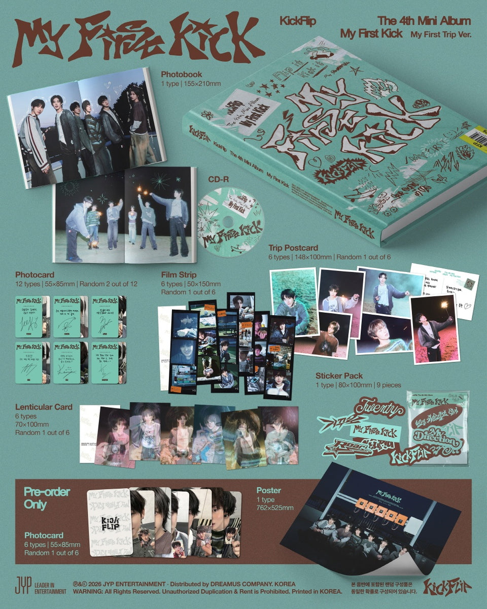 KickFlip - [MY FIRST KICK] 4th Mini Album MY FIRST TRIP Version