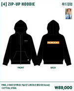 ONEW - [ONEW THE LIVE : PERCENT (%)] 2025-26 WORLD TOUR ENCORE MD ZIP-UP HOODIE