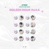ATEEZ - [GOLDEN HOUR : Part.5] POP-UP STORE MD CAN BADGE SET