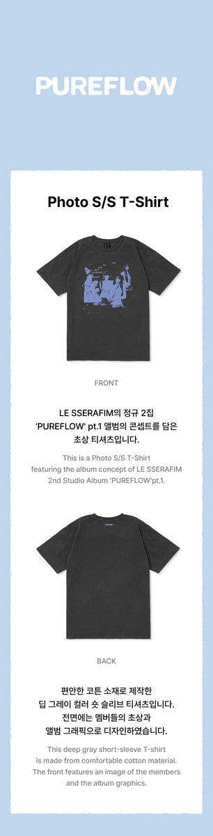 LE SSERAFIM - [PUREFLOW pt.1] (2nd Studio Album MD Photo S/S T