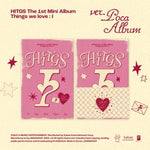 HITGS - [THINGS WE LOVE : I] THE 1ST MINI Album POCAALBUM Version