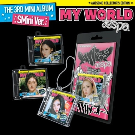 AESPA - [MY WORLD] (3rd Mini Album SMini version (Smart Album