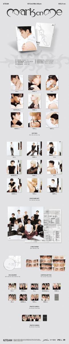 &TEAM - [Mark on Me] KR 2nd Mini Album SOLO MAKI Version