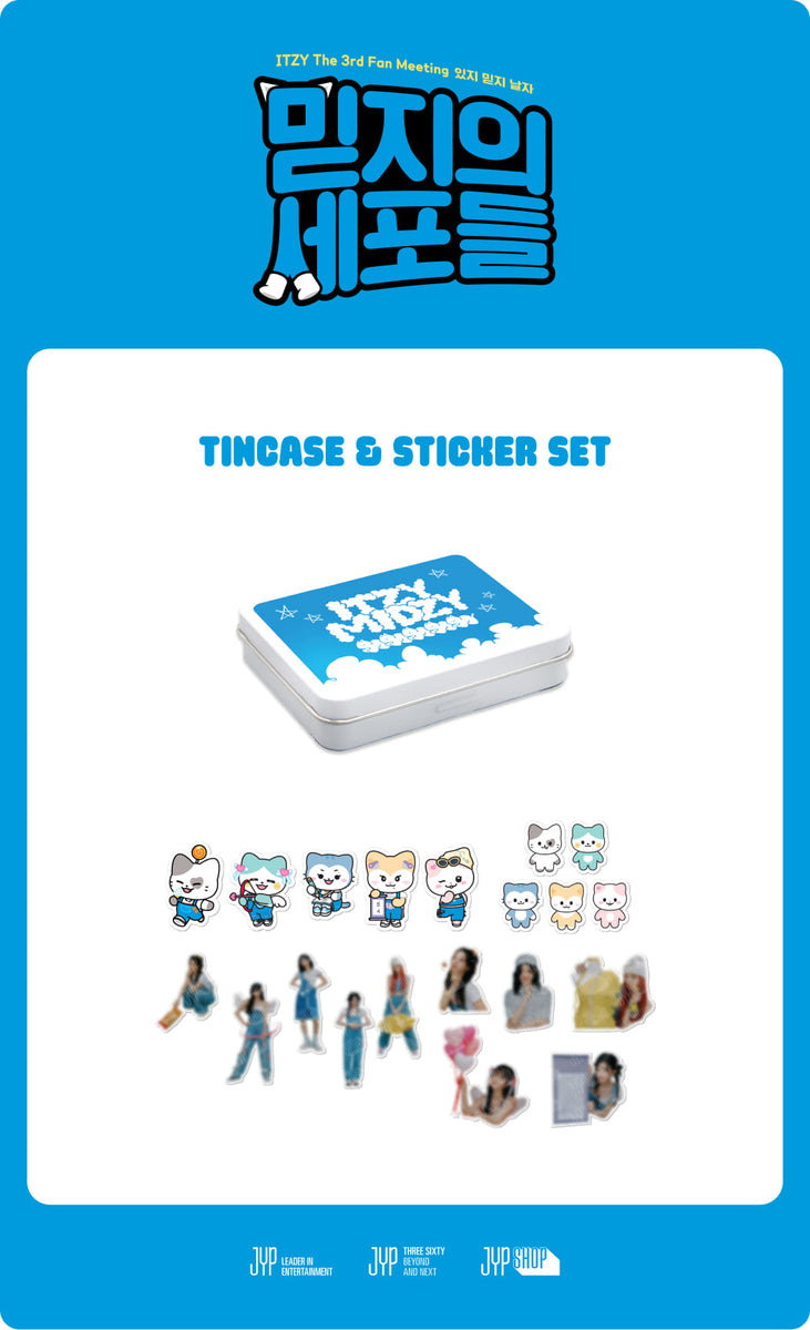 ITZY - [MIDZY′S CELLS] TINCASE & STICKER SET – kpopalbums.com