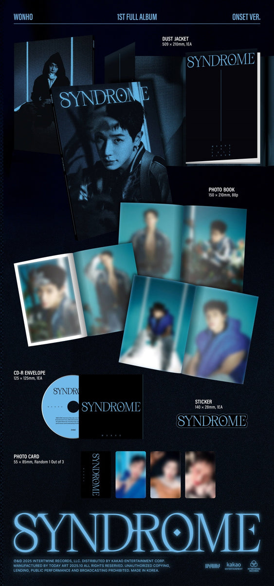 WONHO - [SYNDROME] 1st Full Album RANDOM Version – kpopalbums.com