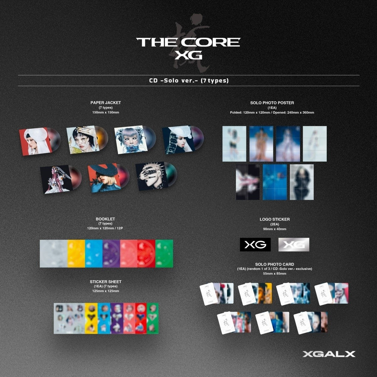 XG - [THE CORE - 核] 1st FULL Album SOLO JURIN Version