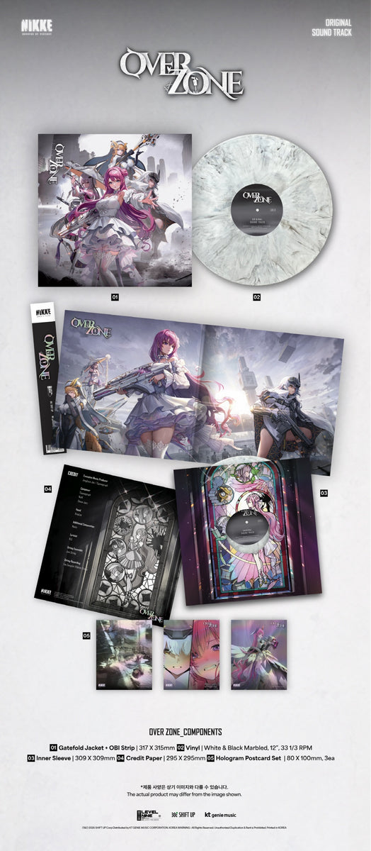 NIKKE : GODDESS OF VICTORY] OST OVER ZONE Version LP – kpopalbums.com