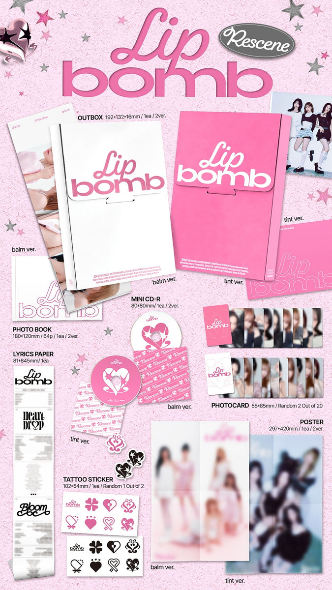 RESCENE - [LIP BOMB] 3rd Mini Album BALM Version – kpopalbums.com