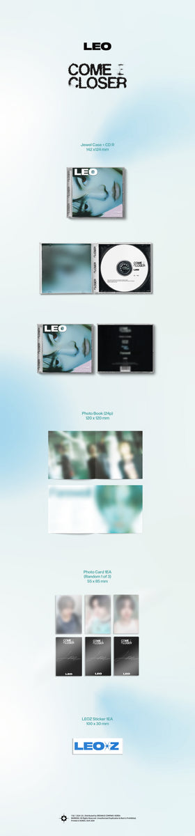 LEO COME CLOSER アルバム＋ステッカー LEO Come Closer ボイプラ2 イリオ ステッカー - メルカリ