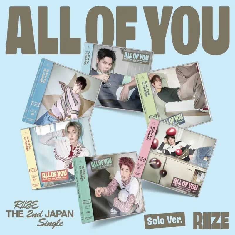 RIIZE all of you 通常 封入 ユニット 15種 コンプ 3 -japanese-edition-riize-2nd-