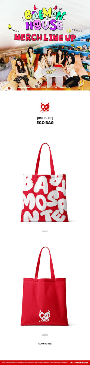 BABYMONSTER - [BMHOUSE] (OFFICIAL MD ECO BAG) – kpopalbums.com