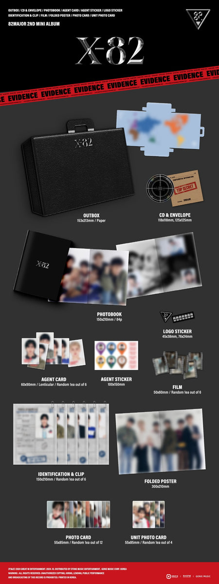 82MAJOR - [X-82] 2nd Mini Album – kpopalbums.com