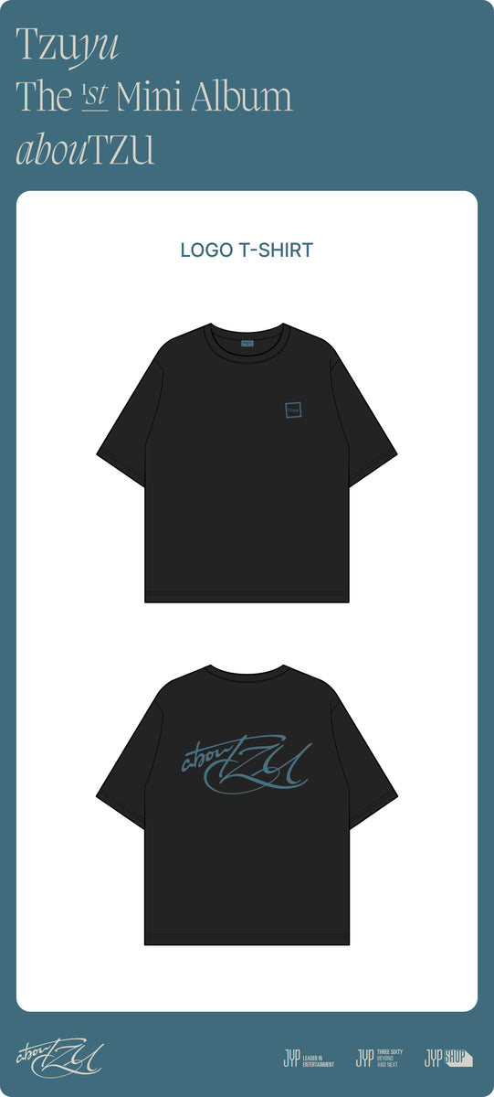 TZUYU (TWICE) - [abouTZU] OFFICIAL MD LOGO T-SHIRT – kpopalbums.com