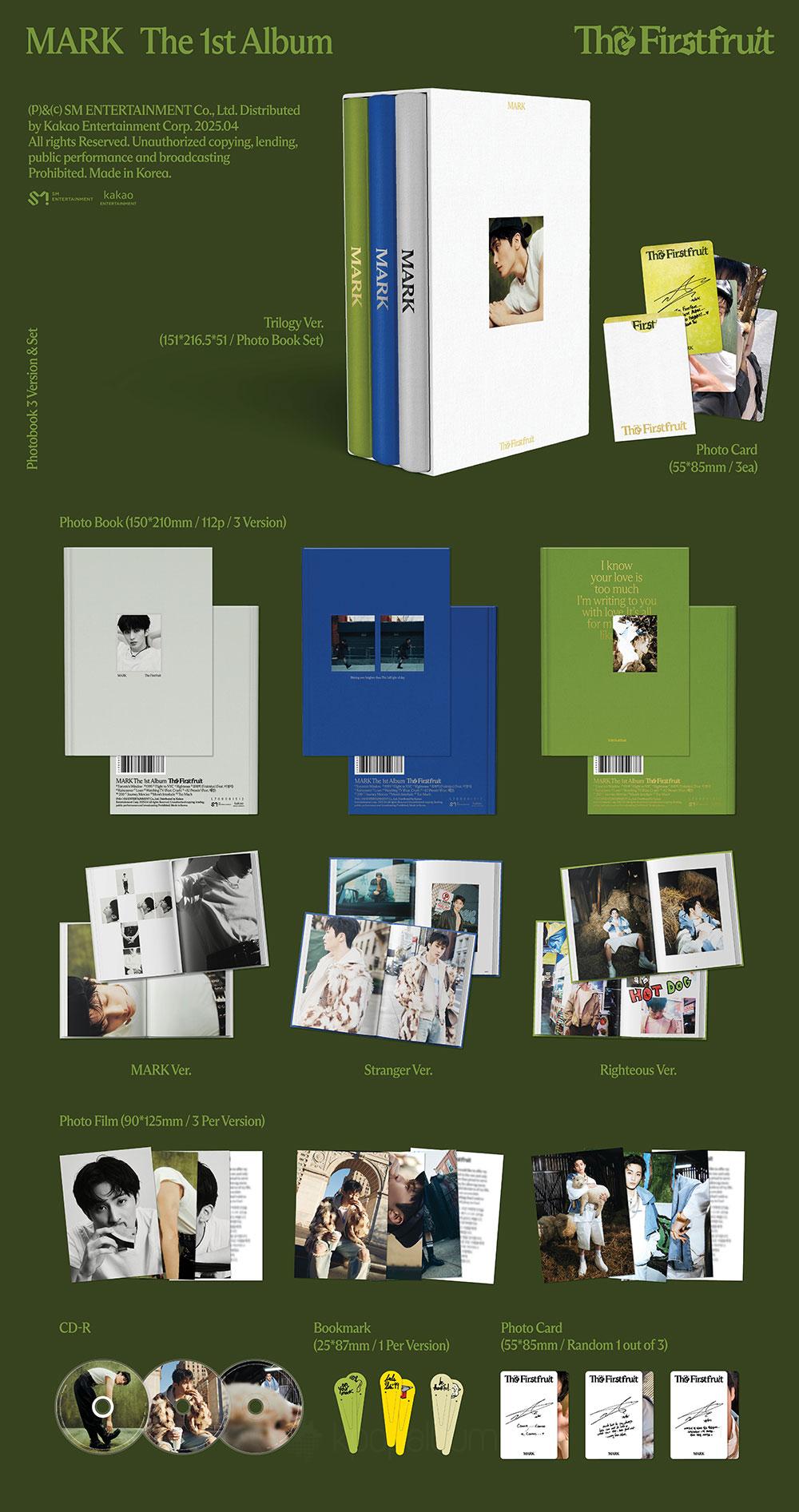 *Album specifications - Photobook: 3 types SET - Book case: 1 type - Photocard: 3 types * Specifications by photobook vers...