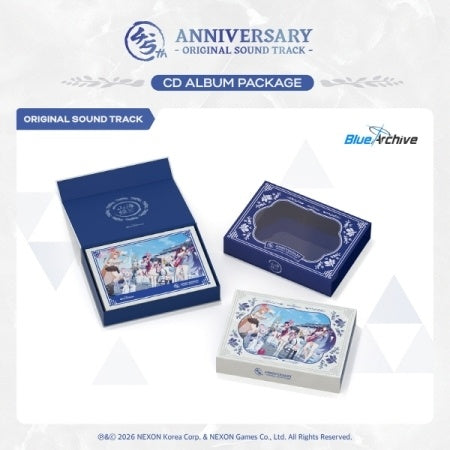 ブルーアーカイブ　韓国　4周年記念　OST CDアルバムパッケージ BLUE ARCHIVE] 4.5th Anniversary OST CD Album Package – kpopalbums.com