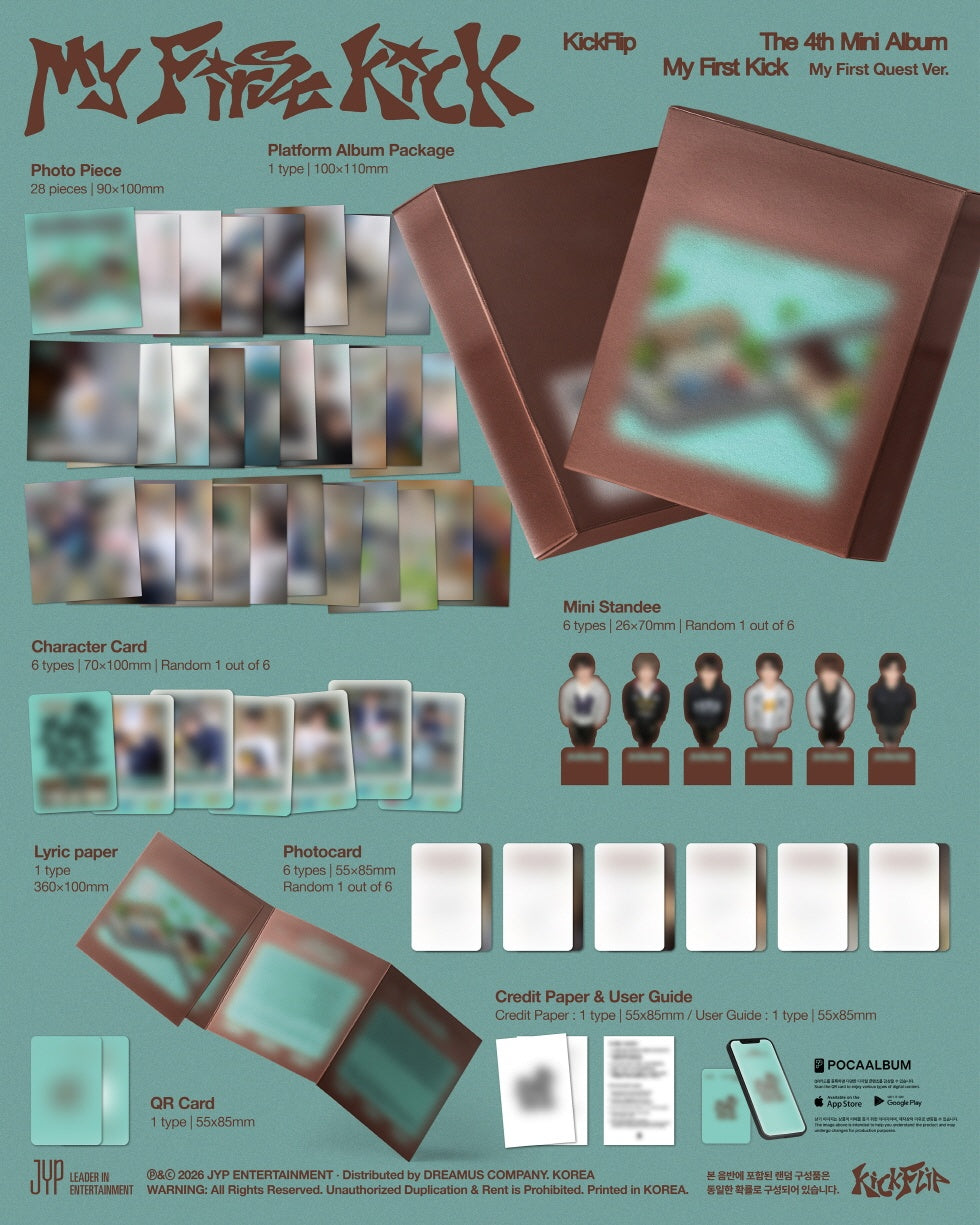 [Detailed information] • My First Quest Ver. • Box package • Photo Piece (28 sheets) • Character Card (random out of 6 typ...